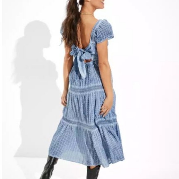 Corn blue super flattering dress - Picture 9 of 9